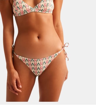 Bas de bikini classique à nœud Formentor - Robin Collection - Multicolore