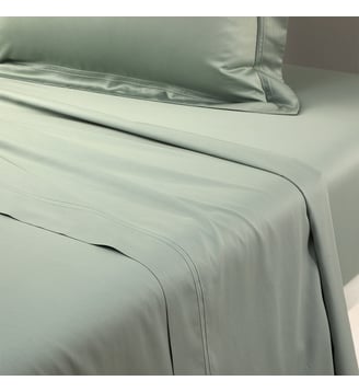 Drap plat en satin Yves Delorme