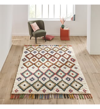 Tapis style berbère en 100% laine La Redoute Interieurs
