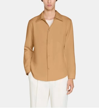 Chemise droite unisexe - Sandro - Noix