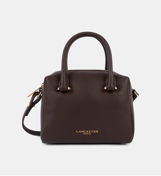 Sac à main trotter Donna Cube S cuir - Lancaster - Marron foncé