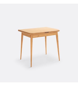Table de cuisine extensible, plaqué chêne - La Redoute Interieurs - Chêne