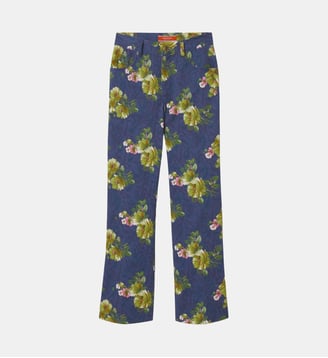 Jean The Cropped Flare Riptide Midnight Blue - La DoubleJ - Bleu foncé