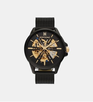 Montre automatique Round Noir MOW403 - Montignac - Noir