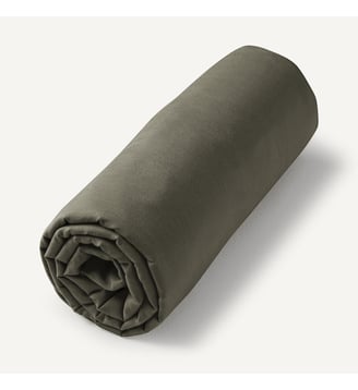 Drap-housse en voile de coton lavé AM.PM