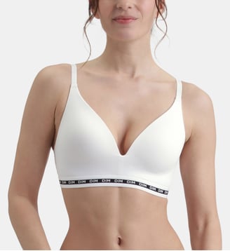 Soutien-gorge triangle sans armatures Icons Essentiel - Dim - Blanc