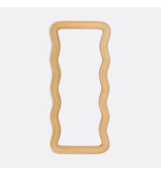 Miroir ondulé en rotin H180 cm La Redoute Interieurs