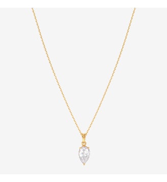 Collier doré - chacha - Caroline Najman - Oxyde de zirconium blanc