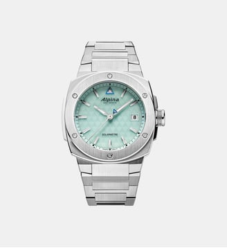 Montre Alpiner Vert menthe AL-140LGR3AE6B - Alpina - Argenté