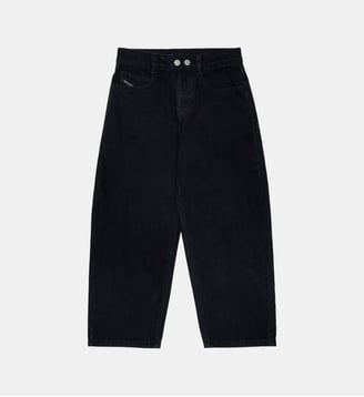 Jeans en denim noir coupe décontractée - D-Devon - Diesel Kids - Denim noir