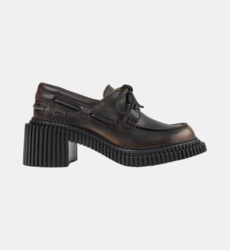 Mocassins Pix London cuir - Camper - Noir marron