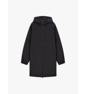 parka longue matelassée - Agnès b. - Noir