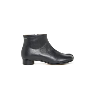 Bottes basses en cuir à talons MM6 Maison Margiela