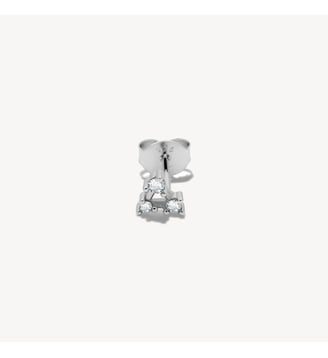 Puce Lyra Blanche - Nebuleuse Bijoux - Argent