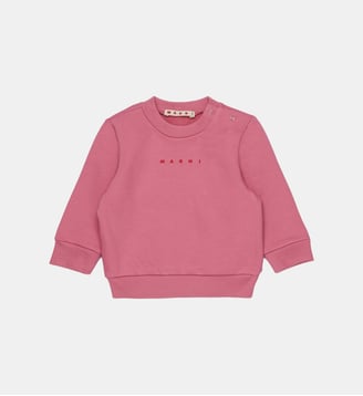 Sweat-shirt à col ras du cou avec logo Marni - Marni - Orchidée rose