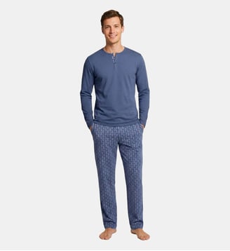 Pyjama long d'homme en Coton - Impetus - Bleu