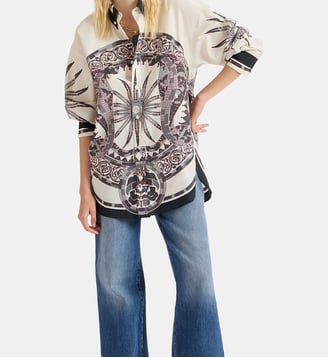 Chemise Better Than Your Boyfriend'S Shirt Cobra Placée Grey - La DoubleJ - Gris