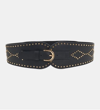 Ceinture corset en cuir - OLYMPE STUDS Gerard Darel