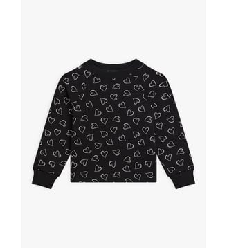 pull en coton - Agnès b. - Noir