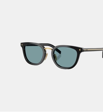 Lunettes de soleil Œil de chat PR C01SD - Sunglass Hut - Noir brillant