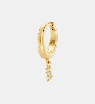 Boucle d'oreille créole Délicate argent - Nebuleuse Bijoux - Argent