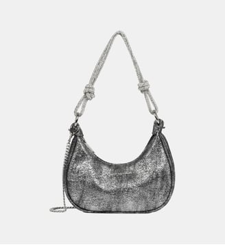 Sac demi lune Shiny Event en coton - Lancaster - Fusil métal