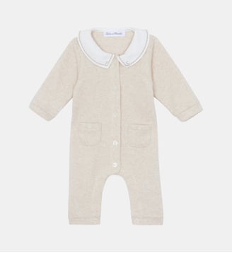 Combinaison longue -  coton col Claudine - Tartine Et Chocolat - Beige