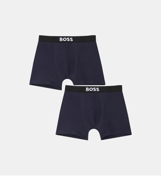 Lot de 2 boxers - BOSS Kidswear - Bleu cargo