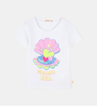 T-shirt à manches courtes - Billieblush - Blanc