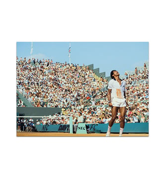Yannick Noah - Couleur - 2129.7cm - Roland-Garros - Multicolore