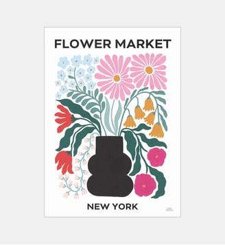 Poster   Flower Market III - Wild Apple - Poster & Frame - Multicolore