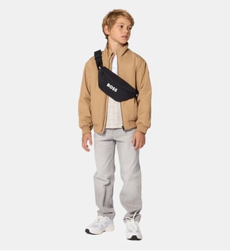 Blouson en twill - BOSS Kidswear - Beige