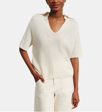 Polo maille plume - Bompard - Naturel