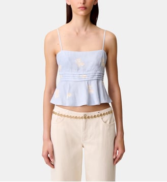 Top fleurs - Claudie Pierlot - Print clair