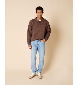 Sweat en molleton - Faguo - Chocolat