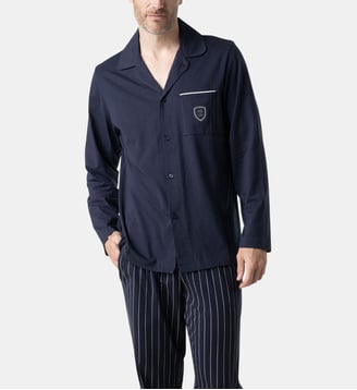 Pyjama long SPORT CLUB - Eminence - Bleu marine
