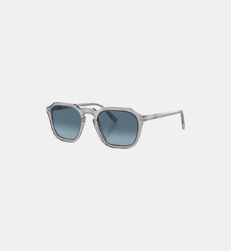 Lunettes de soleil Carré PO3292S - Persol - Transparent gris