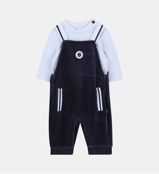 Ensemble textile à manches longues - BOSS Kidswear - Bleu cargo