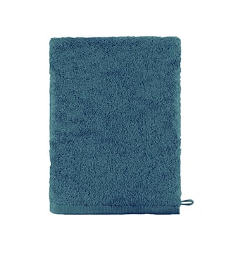 Gant de toilette uni en coton, 530gr/m², AQUA - Essix - Vert émeraude