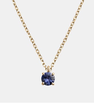 Pendentif en or jaune 9K avec saphir bleu - Aristocrazy - Or