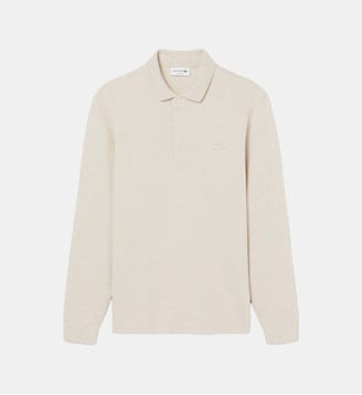 Polo Paris regular fit en Piqué stretch - Lacoste - Gris lune chiné