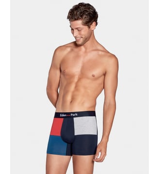 Boxer colorblock en coton Eden Park