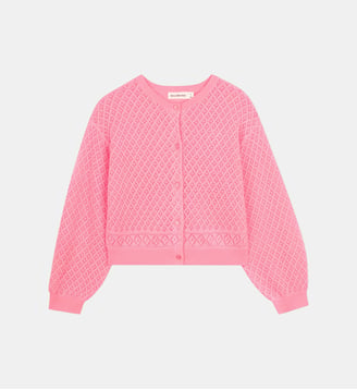 Gilet en maille ajouré Billieblush