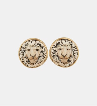 Boucles d'oreilles tiges lion de Saint-Marc - Les Néréides - Multicolore