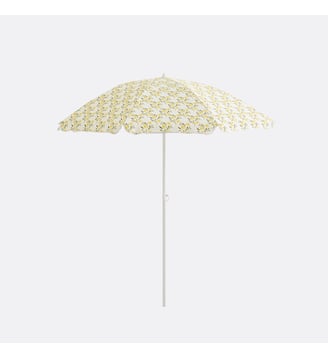 Parasol de plage - La Redoute Interieurs - Blanc et jaune