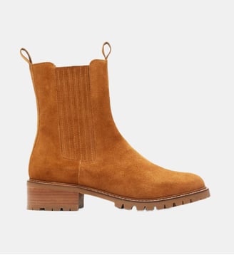 Bottines plates Dorianne - Odaje - Ambre