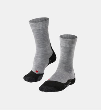 Chaussettes TK2 Explore Laine - Falke - Gris clair