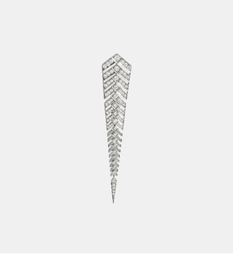 Boucle d'oreille Stairway M diamants et argent - Statement - Argent