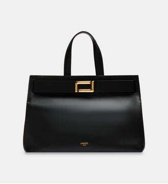 Sac à main carryall M en cuir - Lancel - Noir