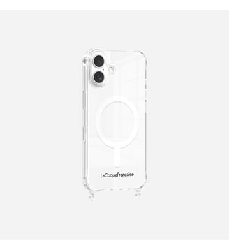 Coque de téléphone magsafe avec anneaux pour iPhone 16 - La Coque Française - Argent